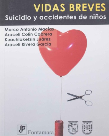 Portada Vidas breves. Suicidio y accidente de niños